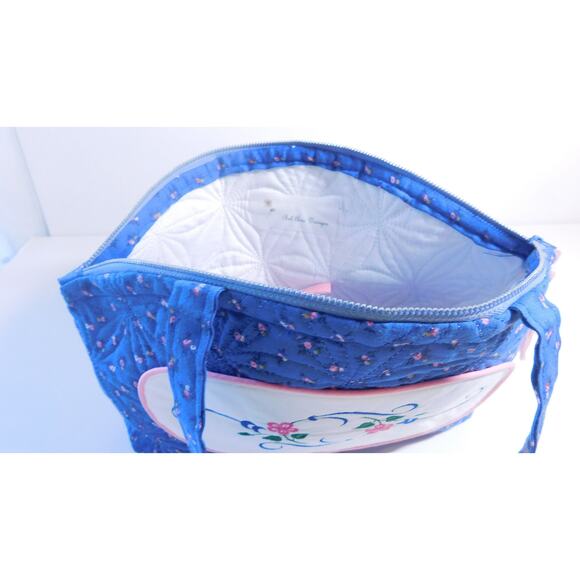 Large Cosmetic Storage Bag and Brush Roll Up, Zippered Toiletries Bag - Picture 9 of 10